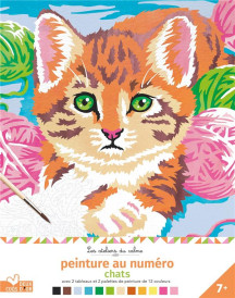 Les ateliers du calme : peinture au numéro : chats