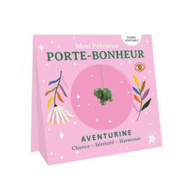 Mon précieux porte-bonheur Éléphant : Aventurine : Chance, Sérénité, Harmonie