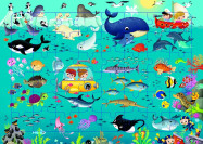 Animaux des océans : 48 pièces