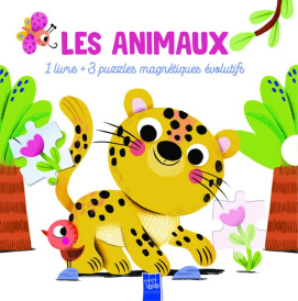 Les animaux (3 puzzles magnétiques en trois niveaux)