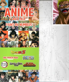 THE DA VINCI ANIME ART KIT PAINT BY NUMBERS-DON QUIJOTE