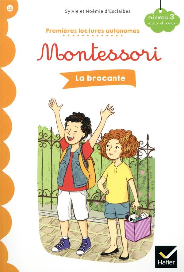 Premières lectures autonomes Montessori t.10 ; la brocante